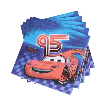 80Pcs Disney Rayo McQueen Cars Vajillas Niños de la Fiesta de Cumpleaños Decoración de un Plato de Papel+Copa+Servilleta+Giftbags Suministros