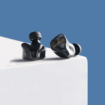 Magaosi V3 2BA + 1DD Controlador Triple Híbrido de alta fidelidad En la oreja los Auriculares con 2pin cable Desmontable para Audiófilos Músico IEM