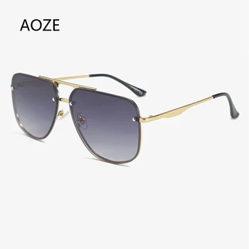2020 de la Moda de Lujo de la Marca Gafas de sol de Diseño Degradado lente de los Hombres de la Vendimia de marco Grande de Estilo Retro unisex Gafas de sol de Oculos De Sol